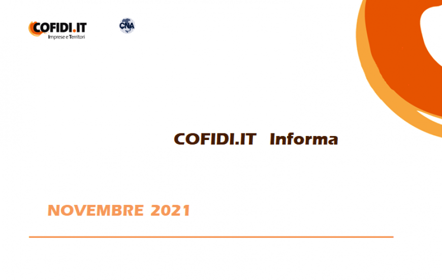 COFIDI.IT Informa Novembre 2021